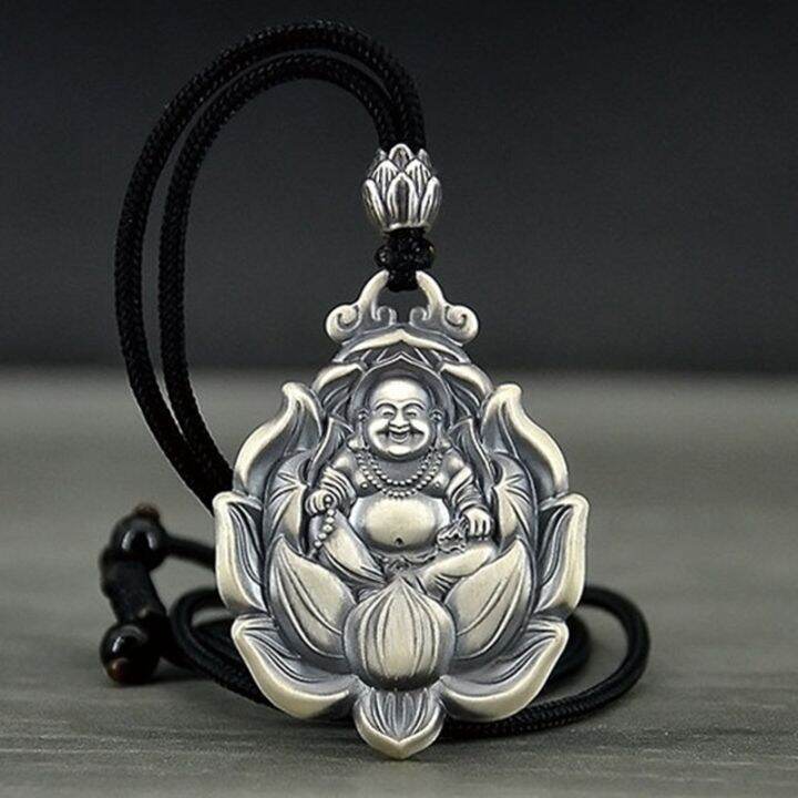 new-design-guanyin-pendant-men-and-women-necklaces-amulet-bodhisattva-maitreya-buddhist-jewelry-safe-jewelry-accessories