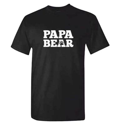 [COD]เสื้อยืด พิมพ์ลาย PAPA BEAR ของขวัญวันพ่อ สําหรับผู้ชายS-5XL  76T6
