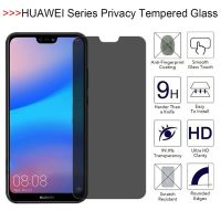 Full Cover Private Screen Protector For Huawei P50 P40 P30 P20 Lite Antispy Tempered Glass For P30 P40 P50 P60 pro Privacy Glass