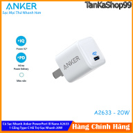 Củ Sạc ANKER PowerPort III Nano 20W - A2633 Sạc Nhanh iphone Androi thumbnail