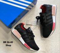 【ลดแรงๆ】✨รองเท้าวิ่งAdidass NMD R1 (Full Box) - ดำชมพู รองเท้าออกกำลังกาย รองเท้ากีฬา สินค้าตรงปก100%