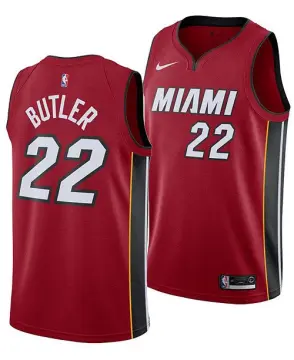 Men's Miami Heat Jimmy Butler #22 Nike Blue 2019/20 Finished