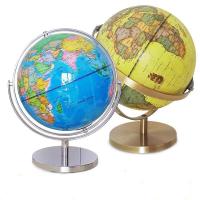 English Version 720 Universal Rotating Globe World Map Teaching Demonstration Office Teaching Supplies Home Decoration Ornaments