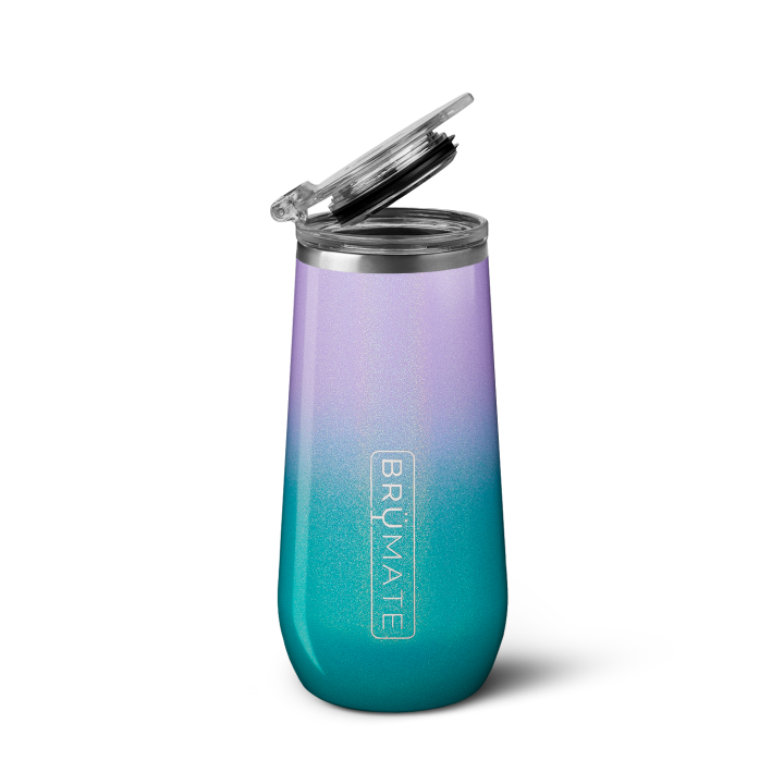 BruMate FLUTE FLASK GLITTER MERMAID (355ML) Lazada Singapore