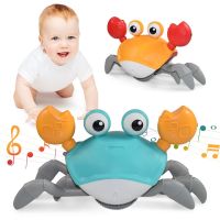 Kids Induction Escape Crab Octopus Crawling Toy Baby Electronic Pets Musical Toys Educational Toddler Moving Toy Christmas Gift