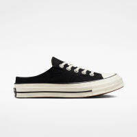 Converse รองเท้าผ้าใบ Chuck 70 Mule Recycled Canvas Slip | Black/Black/Egret ( 172591CS2BKXX )