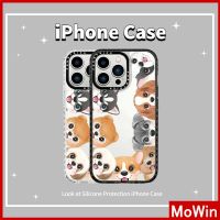 Mowin - เข้ากันได้สำหรับ เคสไอโฟน เคสไอโฟน11 สำหรับ iPhone 14 Pro Max เคส iPhone เคสนุ่มหนาเคสใสกันกระแทกป้องกันกล้องน่ารักลูกสุนัขเข้ากันได้สำหรับ iPhone 13 Pro Max iPhone 12 Pro Max 11 7Plus 8Plus 6Plus XR xs max