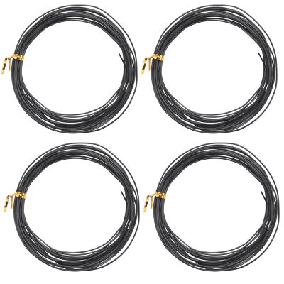 40 Rolls Bonsai Wires Anodized Aluminum Bonsai Training Wire in 5 Sizes - 1.0 mm, 1.5 mm, 2.0 mm, 2.5 mm, 3.0 mm Black