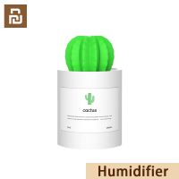 Xiaomi Youpin Humidifier 3Life 280ML Cactus USB Mini Humidifier Ultrasonic Aromatherapy Humidifiers Essential Oil Diffuser Mist Maker สำหรับ Home