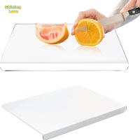 Acrylic Cutting Boards Transparent Anti-slip Multi-functional Acrylic Cutting Board With Counter Lip For Home Kitchen