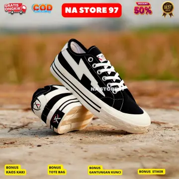 Jual Akna 97s Hitam Sepatu Sniker Terbaru Dec 2023 Lazada .id