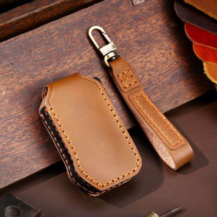 luxury-leather-car-key-case-cover-fob-protector-keychain-accessories-for-kia-sportage-r-k5-k4-k2-kx3-seltos-keyring-holder-bag