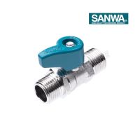 SANWA  สินค้าของแท้ มินิบอลวาล์วทองเหลืองคุณภาพสูง ขนาด 1/2" (ของแท้ 100%) ซันวา