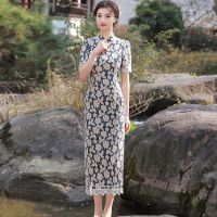 【 Bebo 】New Embroidery Improved Girls Young Dating Work Cheongsam Fashion Shopping Travel Dress Jinmian Chinese Traditional Qipao