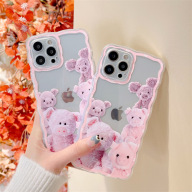Pink Pig Pattern Soft TPU Mobile Phone Case for IPhone 13 12 Mini 11 Pro X XR XS Max SE 2020 6 6S 7 8 Plus thumbnail