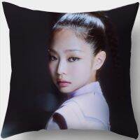 Korean Fashion Girls Combination Pink Pre Release Pink Poison Lisa Single sided Printed Polyester Throw Pillow Case Decorative pillowcases on the homepage (without pillowcases)