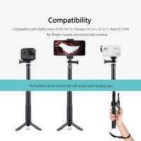 Vamson for Gopro Accessories Tripod Monopod Adjustable Selfie Stick for GoPro Hero 10 9 8 7 6 5 for Xiaomi Yi CAM for Phone