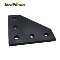 5 Hole 90 Degree Joint Board Plate Corner Angle Bracket Connection Joint Strip for Aluminum Profile 2020 20x20 with 5 Holes Adhesives  Tape