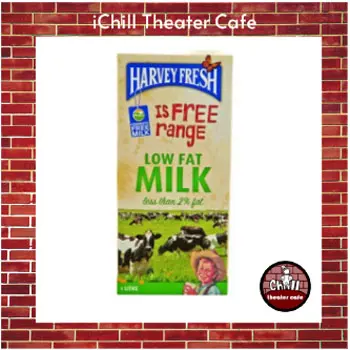 Low Fat Milk Harvey Fresh 1L - 1000ml Harvey Fresh Low Fat Milk - Free  Range - Less than 2% Fat