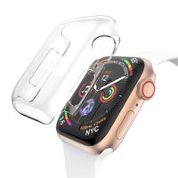 SmartPhonemall For Apple Watch Series 6 &amp; SE &amp; 5 &amp; 4 44mm Full Coverage PC Case(Transparent)