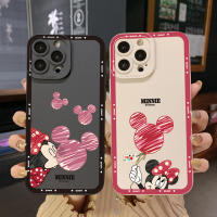 สำหรับ Infinix Hot 12i 10S 11 10 Play 11S 10i สมาร์ท6 HD X6511 X657B X6512หมายเหตุ12 G96บอลลูน Minnie Mouse สแควร์ Edge Full Len กรณีป้องกัน