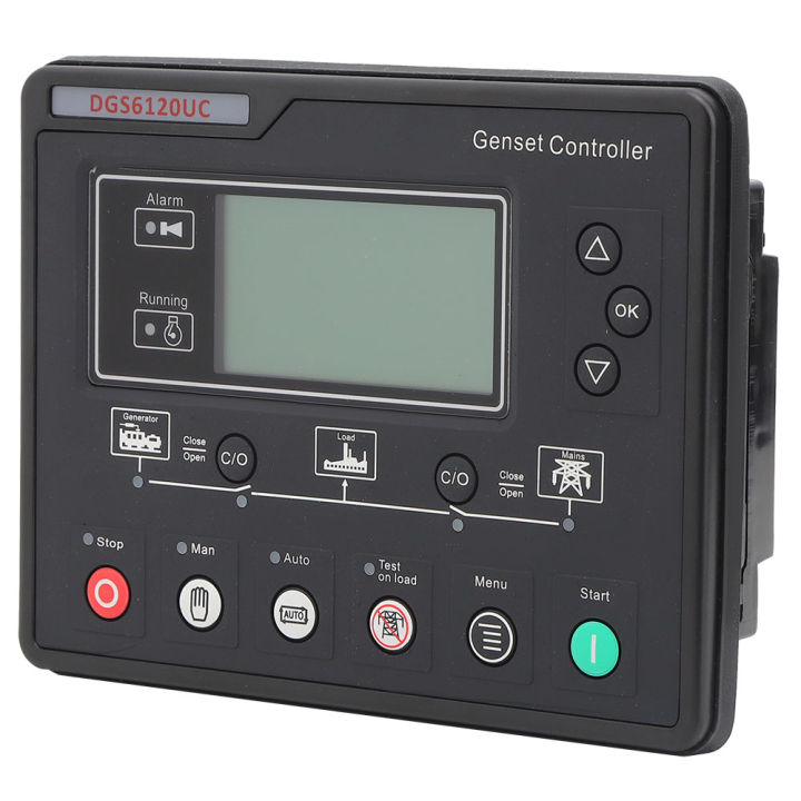 เครื่องกำเนิดแผงควบคุม-genset-จอ-lcd-ตัวควบคุมอุตสาหกรรม-genset-สำหรับการควบคุมอัตโนมัติโหลดการดำเนินงานโดยอัตโนมัติ