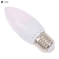 ? TGP E27 E14หลอดเทียน LED AC 220V หลอดไฟ LED 5W โคมไฟตกแต่ง