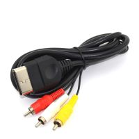 For X-BOX AV Audio Video Composite Cable Cord Adapter Connector RCA Cable