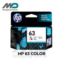 HP 63 Black Original Ink Cartridge (F6U61AA) ปริมาณการพิมพ์ 5% ของกระดาษ A4 พิมพ์ได้  190 แผ่น  HP 63 Tri-Color Original Ink Cartridge (F6U61AA) ปริมาณการพิมพ์ 5% ของกระดาษ A4 พิมพ์ได้ 165 แผ่น  รายละเอียดสินค้า HP 63 BK+CO (F6U62A+F6U61A) 2 ชิ้น ของแท้ใช