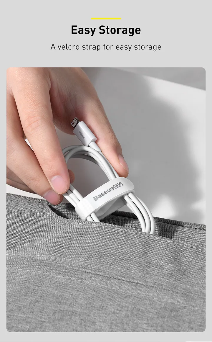 Baseus cable superior series pour lightning / iphone 2.4A-9