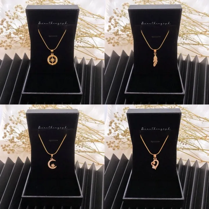 tala by kyla Gold Plated Stainless Minimalist Women Necklace with Free ...