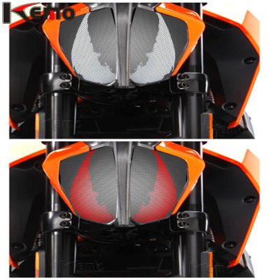 For Duke 390 790 2017 2018 2019 Motorcycle Accessries 3D Front Fairing Headlight Sticker Guard Head Light Stickers