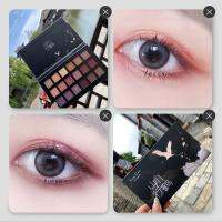 พาเลทอายแชโดว์ 18 สี เนื้อดินน้ำมัน สีสวย ติดทน Eye shadow palette with 18 colors for makeup.