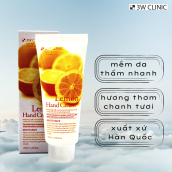 Kem dưỡng da tay hương chanh 3W Clinic Lemon Hand Cream 100ml