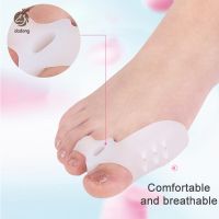 2pcs Gel Orthotics Thumb Correction Silicone Toe Alignment Separator Bunion Splint