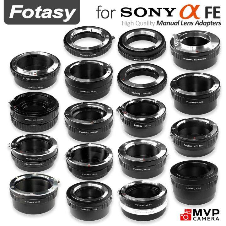 SONY FE Manual Adapters for Vintage lenses to Digital Mirrorless