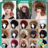 OKDEALS Fashion Earwarmer Winter Women Russian Cap Faux Fur Headband Hat Thick Fluffy