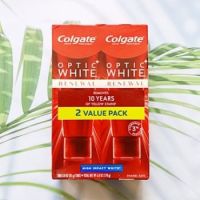 ยาสีฟัน คอลเกต Optic White Renewal Toothpaste 85g - 2 Value Pack (Colgate®) ฟันขาว ขจัดคราบเหลือง