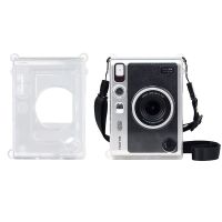 PULUZ เคสพร้อมสายคาดคริสตัลใสปกป้องสำหรับ FUJIFILM Instax Mini Evo./Mini 90 /70/25/9/7S ฝาครอบแข็งแบบใส