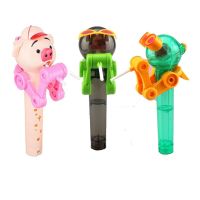 【LZ】☑✌  Lollipop Robot Decompression Candy Dustproof Toy Gift Creative Personality Toys Lollipop Holder Decompression Toys B1093