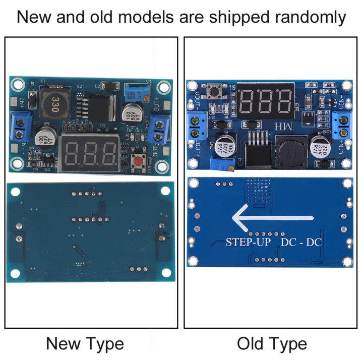 Youmile 5 Pz DC-DC Step Up Boost Convertitore di Potenza da 2V-24V a 5V-28V 2A Regolatore di Tensione Regolabile Modulo di Alimentazione per Arduino con Cavo 24AWG