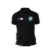 เสื้อยืดโปโล BMW M Sport เสื้อยืด Sportswear ปักคอ Unisex ลำลองแฟชั่น