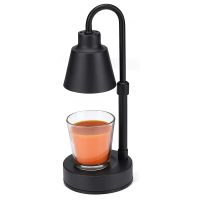 Candle Lamp for Jar Candle,Wax Warmer Lamp Adjustable Heat &amp; Height No Flame Candle Melter,with 2 Bulbs