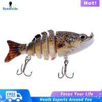 เหยื่อล่อปลาพลาสติกลอยแบบแข็ง Oceanside 6-Section Crankbait จำลองเหยี่อปลา