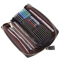 [COD] Cross-border new creative leather long large coin purse cross anti-theft multi-functional card