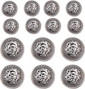 10 Pcs Gold Vintage Antique Metal Blazer Button Lion Buttons for Suits  Sport Coat Uniform Jacket