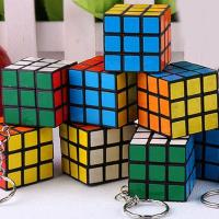 1980 Vintage Games 3x3x3 Speed Cube 3.0cm Professional Magic Cubes Rotation Cubos Magicos Keychain