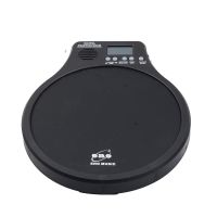 ENO Digital Drumming Practice Drum Pad With Metronome 3 in 1 For Drummer Black Metronomer Electronic Practise Pad