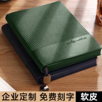 320 Pages  A5 Business soft leather notebook work notebook exquisite simple diary meeting minutes notebook weekly planner Laptop Stands