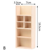Miniature scene of Doll House Wooden Handmade Storage Cabinet Model Shelves Cabinet Ornaments Home Furniture Decor Accessories